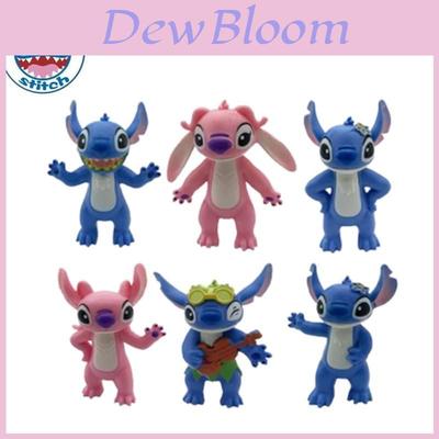 6-pack Of Sturdy 8cm Stidi Figure Toys For Cake Decoration 150g Plastic Material
