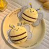 Plush Fabric Bee Hairpin Forehead Side Fringe Clip Cute Cotton Duck Beak Clip Fascinator Autumn And Winter