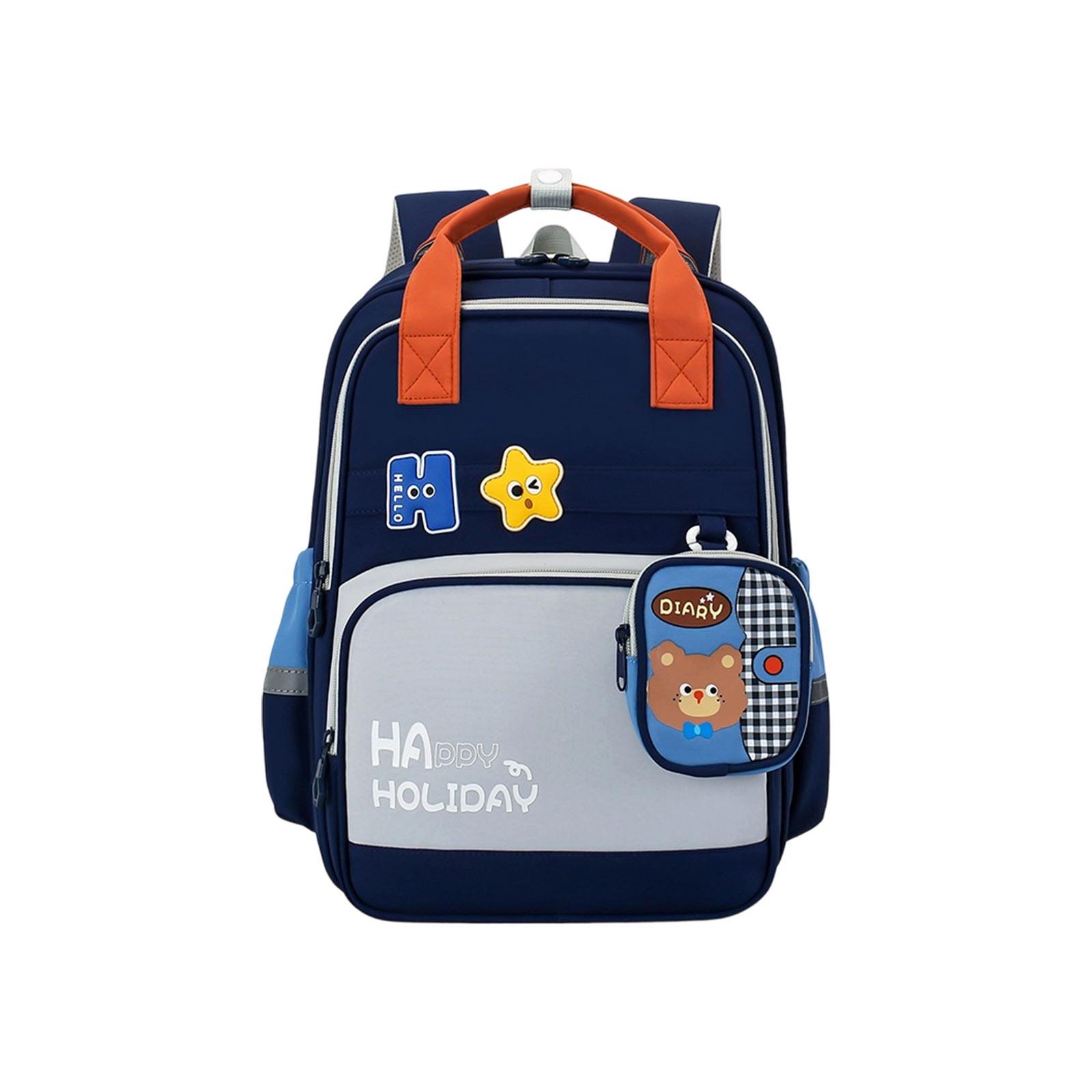

Children s Small Space Backpack For 4-6 Years Old Kindergarten Kids, Preschool Boy And Girl s Double Shoulder Bag To Reduce Burden One Size синий