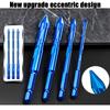 10pcs Ceramic Oblique Head Extended Eccentric Drill Bit for Special Tile Punching Workpiece Glass Triangular Hexagona