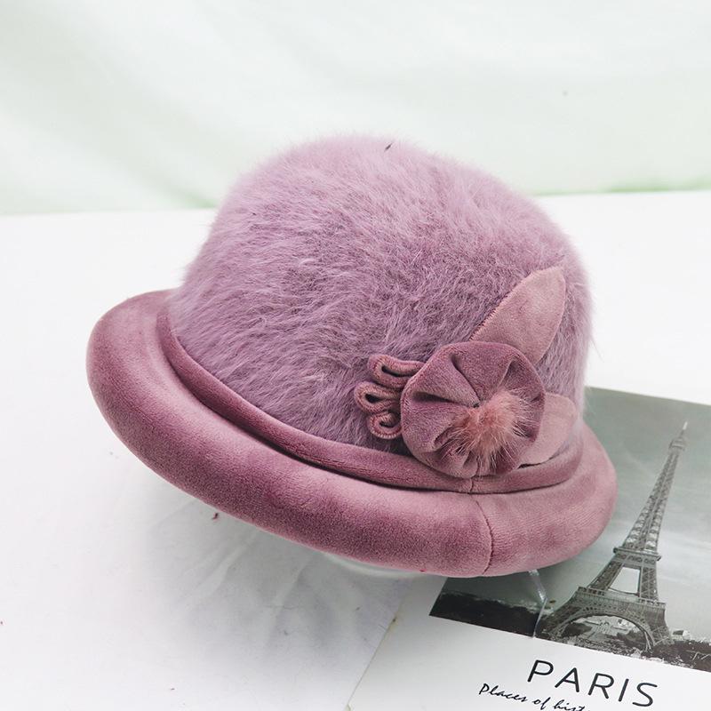 Adjustable Autumn and Winter Warmth Elderly Men's and Women's Knitted Hat Gift Cap