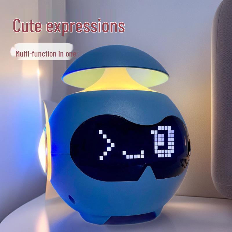 Wake-Up Alarm Clock with Bluetooth Speaker and Night Light for Students