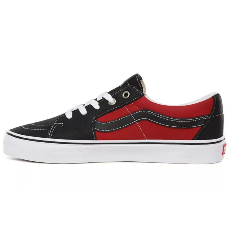 

Кроссовки унисекс Vans Sk8-Low Black Chili Pepper красные VN0A4UUK2S1