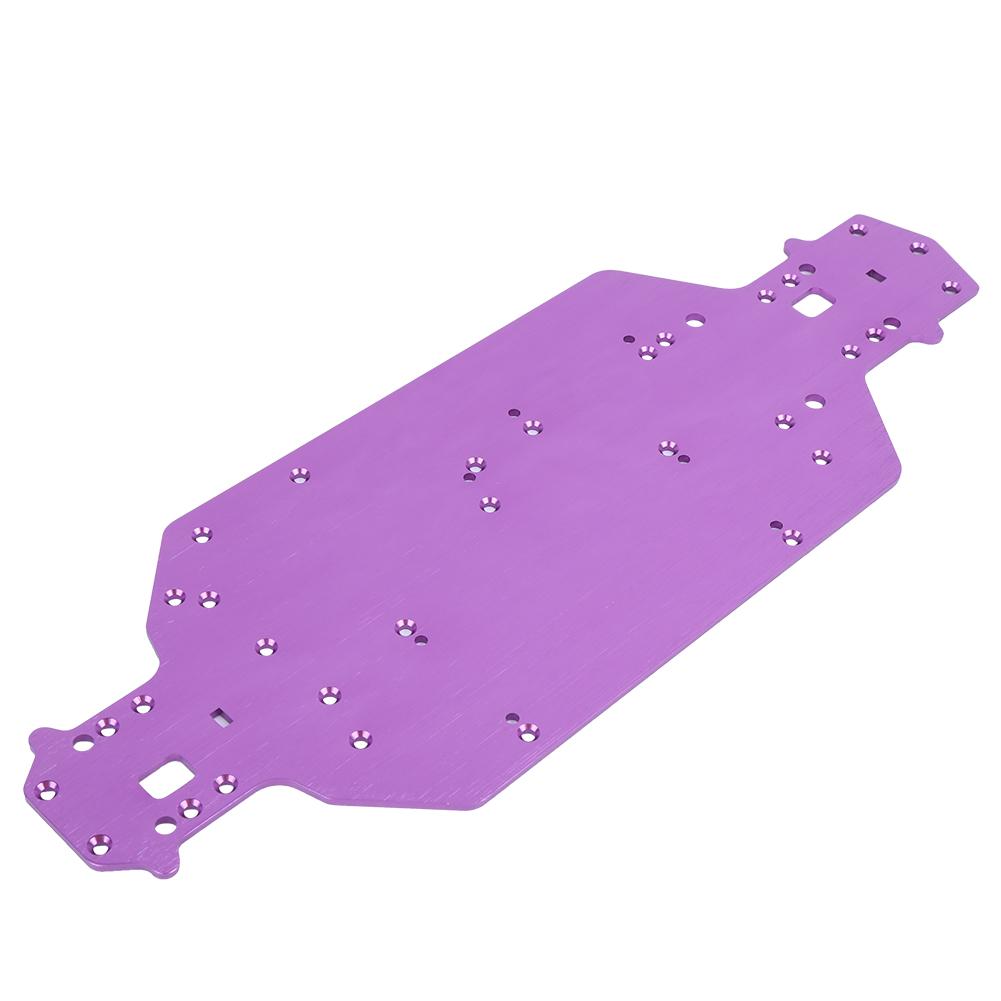 

Aluminum Alloy Chassis Upgrade Parts Accessory Fit for HSP 03001 RC Car ModelPurple фіолетовий