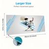 Tappetino Mouse Grande Dimensione Messi Cuscino Grande per Tavolo da Gioco Antiscivolo Laptop Tablet Mousepad Grande Tappetino XXL Mini PC Playmat Con Bordo Bloccato