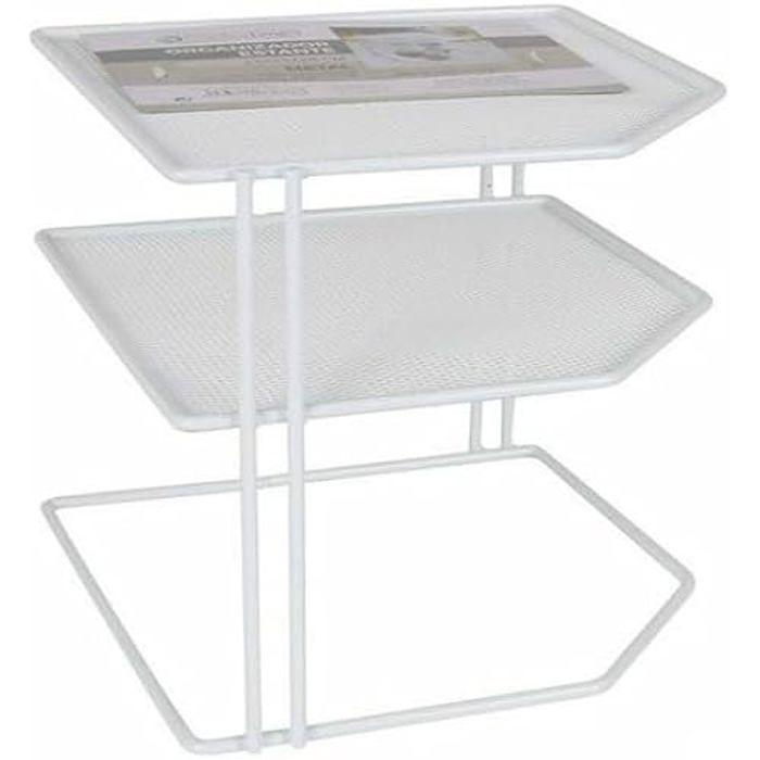 Étagère de Rangement - CONFORTIME - Modèle Multicolore - 23 x 23 x 20 cm - 8 unités - Métal