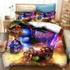 3D-Druck He-Man und Die Masters of the Universe Bequeme Bettdecke Bettbezug Kissenbezug Bettwäsche-Set Dekoration Heimtextilien