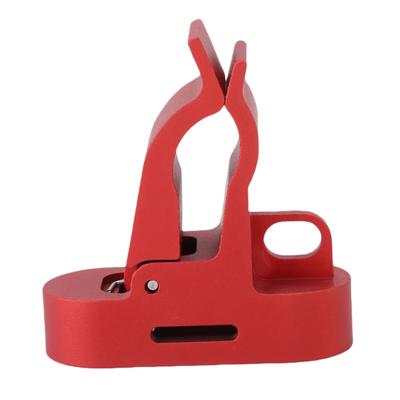 Magnetische Halterungsklemme für Wagen Aluminiumlegierung Ständerklemme hält 30-60 Ringe Wagenzubehör Rot