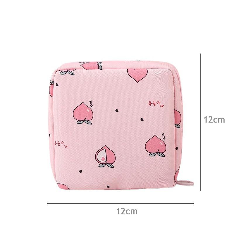 Women Girls Tampon Storage Bag Cosmetic Bag Organizer Bag Organizer Case Sanitary Pad Pouch Napkin Cosmetic Bags Tampon Holder