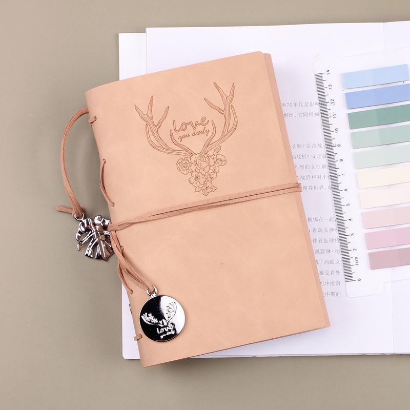 Notebook A6 Creative Retro Handbook Simple Loose Leaf Diary Small Fresh