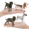 Realistyczny model psa ze zwierzęciem domowym z PVC 5 wariantów z Basset Houndem, Dogiem Niemieckim i Labradorem