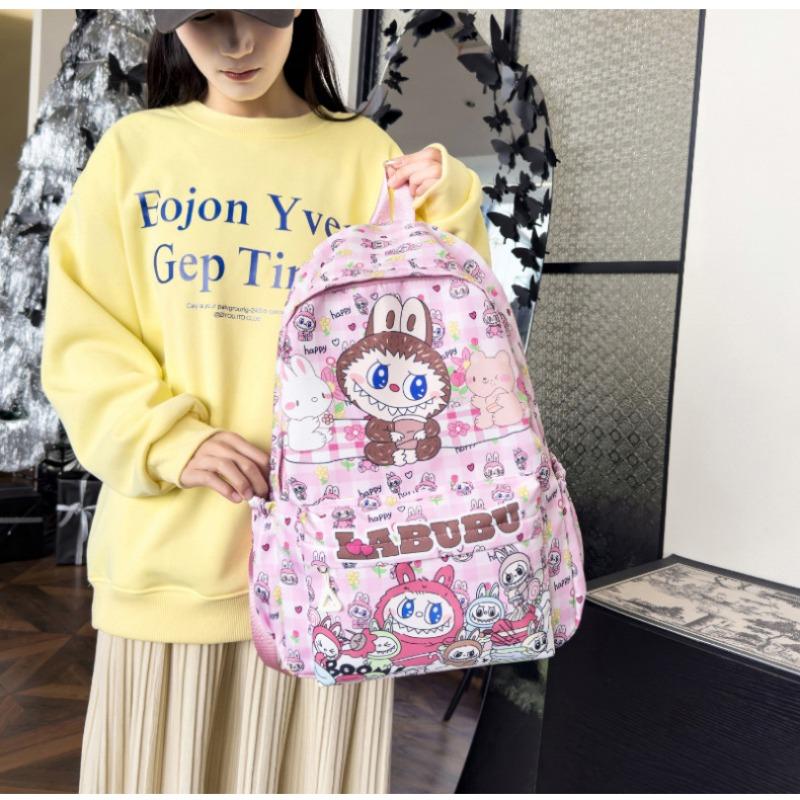 

Модный рюкзак, простой школьный рюкзак для девочек, высококлассный мультяшный милый рюкзак, дорожный рюкзак