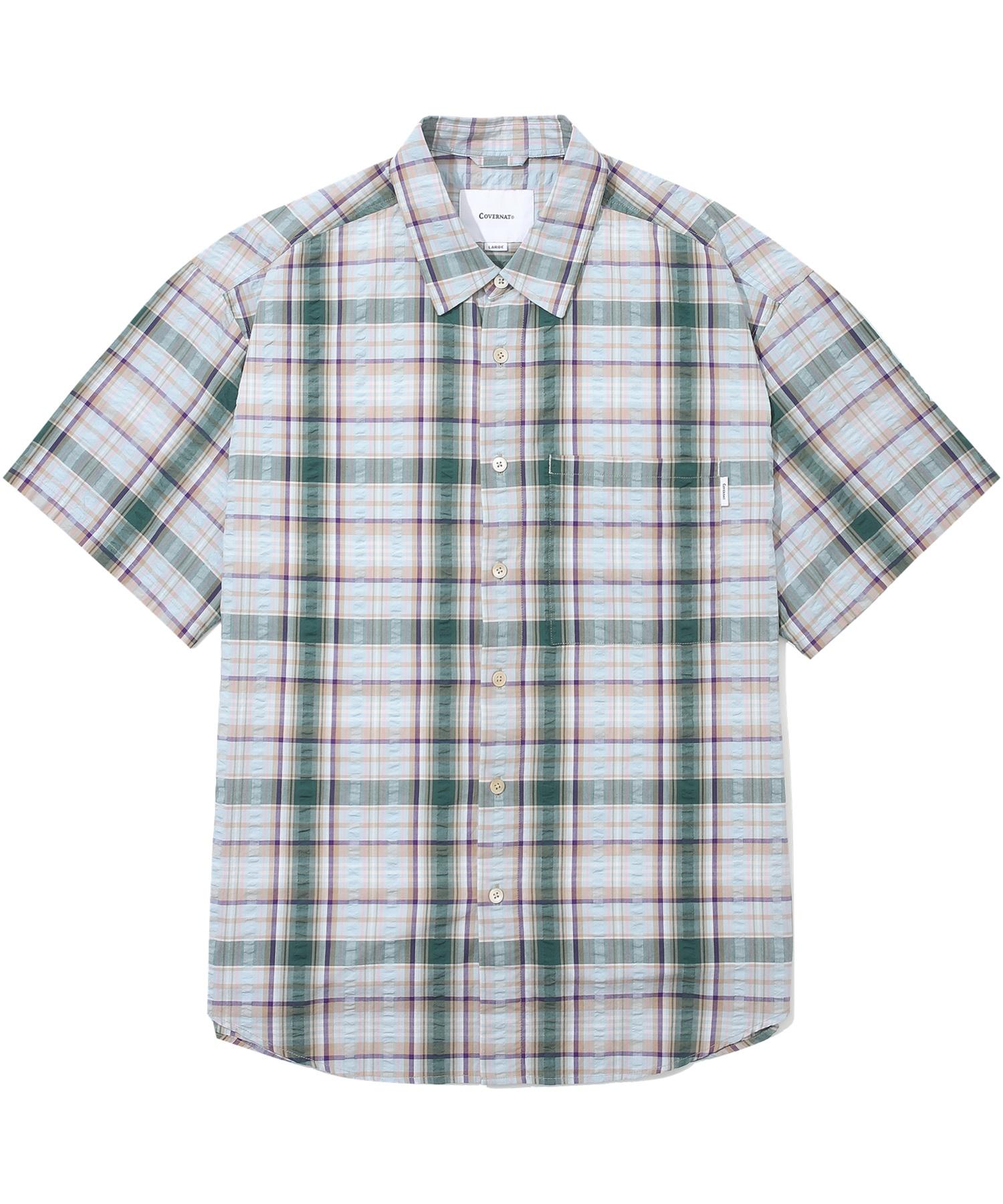 Covernat Multi Check Half Shirt Multi Multi/L