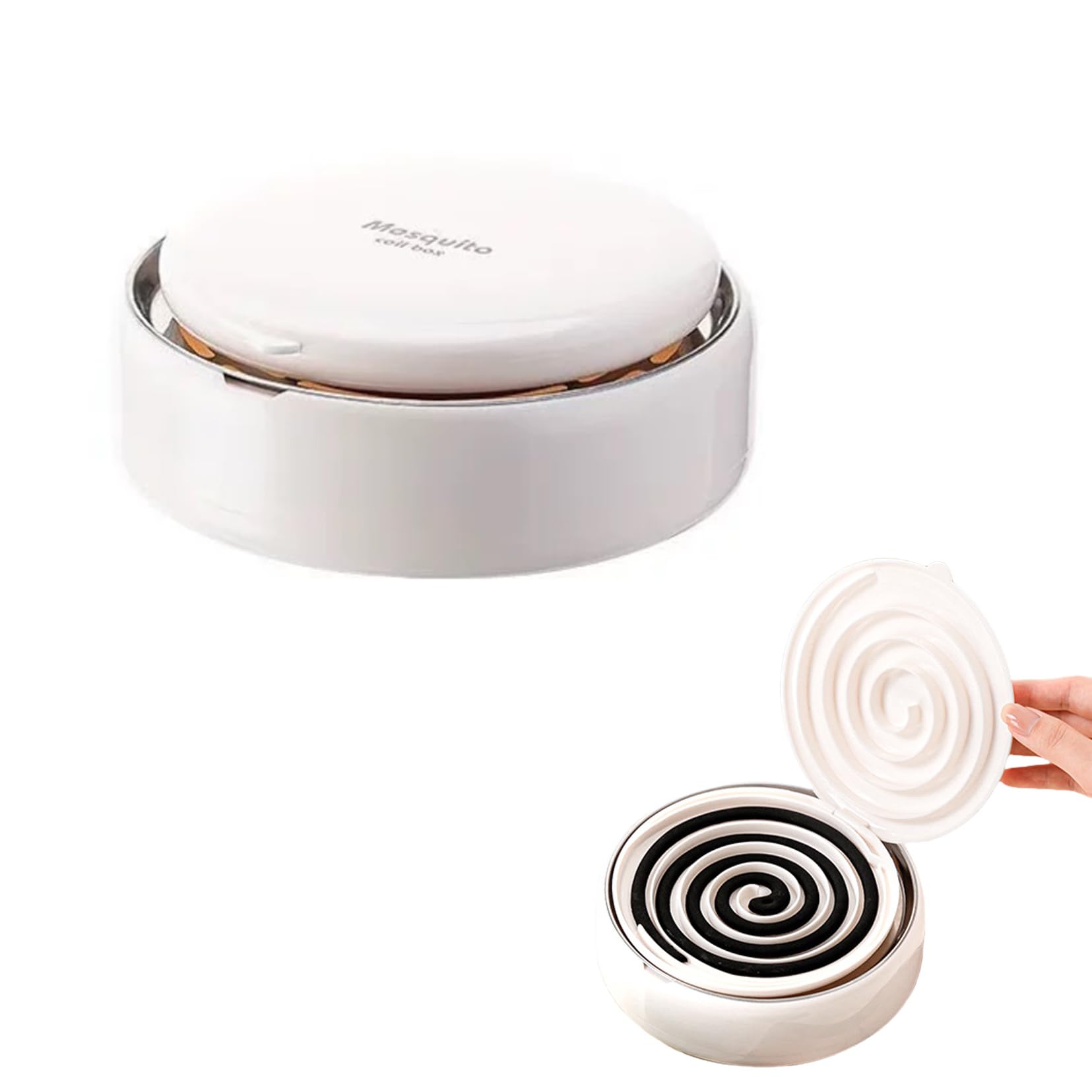 Mosquito Coil Holder, Mosquito Box, Mosquito Coil Holder, Multifunctional Mosquito one size белый