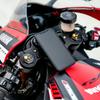SP Connect Moto Stem Mount Pro smartphone mount for compatible with suitable for supersport High-rigidity motorcycles, clip-on handlebars, bikes.