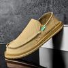 Spring Handmade Canvas Men Casual Shoes Design Sneakers Man Loafers Breathable Low Top Flat Shoes Soft Driving Zapatillas Hombre