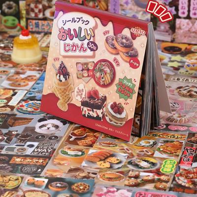 30 blatt/set Retro Süße Kuchen Dessert Sammelalbum Journal Aufkleber DIY Decor Schreibwaren Photocard Aufkleber Niedliche Ästhetische Sitcker