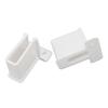 12pcs With Screws Wire Shelf Wall Bracket White Wire Rack Side Bracket Wire Shelf End Bracket  Wall