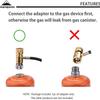 CAMPINGMOON Outdoor Camping Picnic Gas Stove Adapter Gas Stove Conversion Tool Outdoor Burner Adapter Camping Cookware Equipment