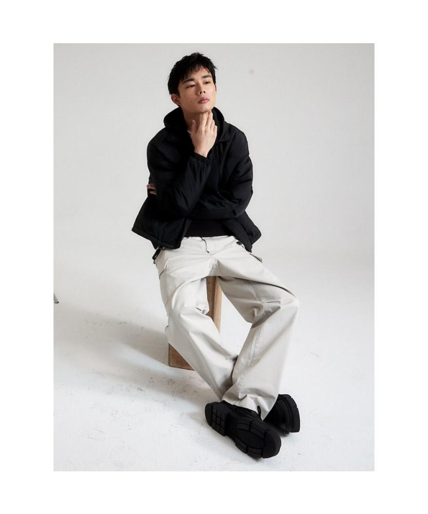 SHIFT.G Semi Wide Cargo Pants - Ivory