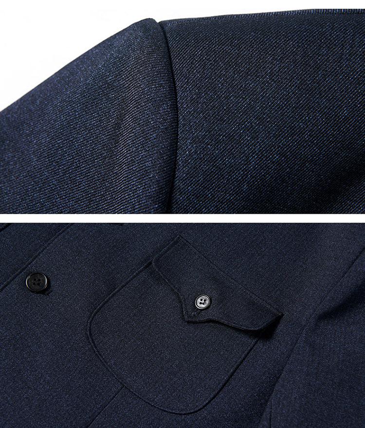 Men's Zhongshan Suit Set for Middle-Aged and Elderly - Autumn/Winter Grandpa's Tang Suit Outerwear