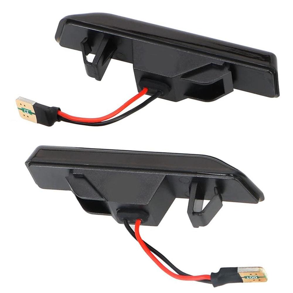 2x Sequential Smoked LED Side Marker Turn Signal Lights For BMW X5 E53 1999-2006