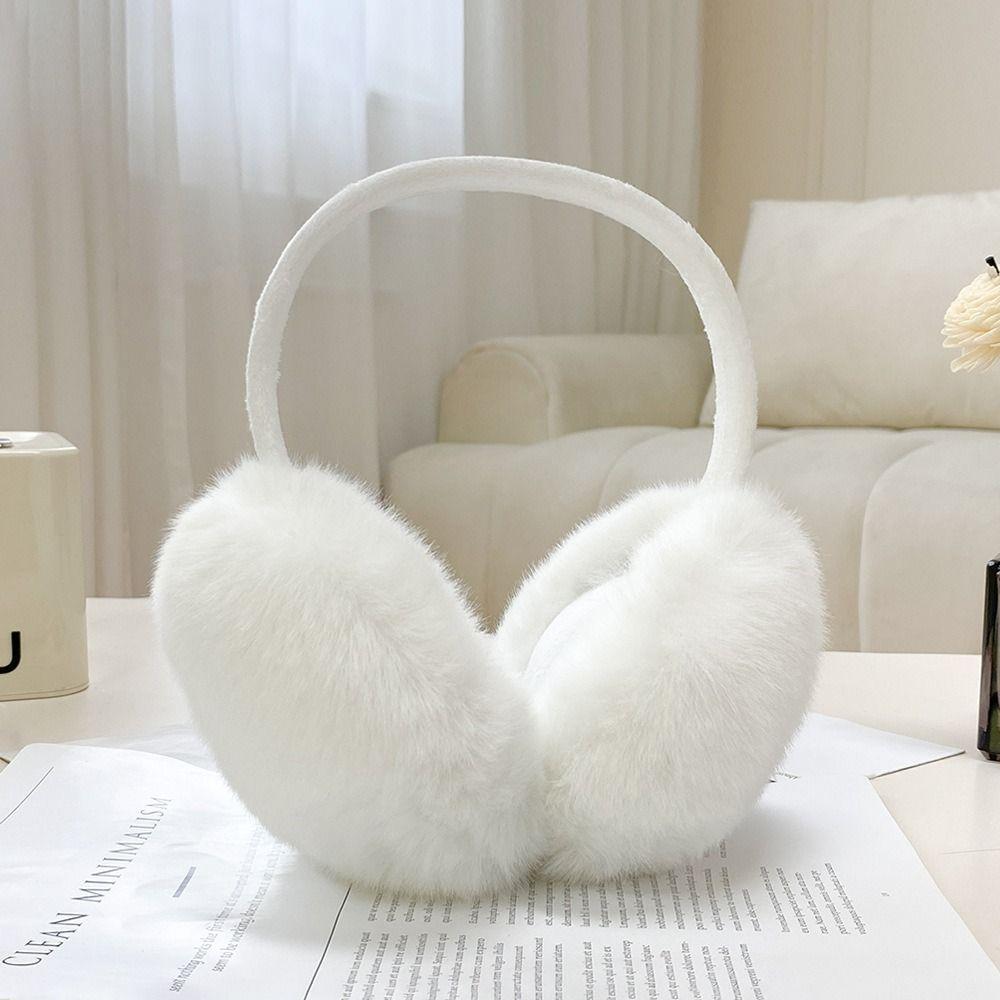 Ear Cap Imitation Fur Plush Earmuffs Folding Ear Muffs Cute Winter Earmuffs  Student