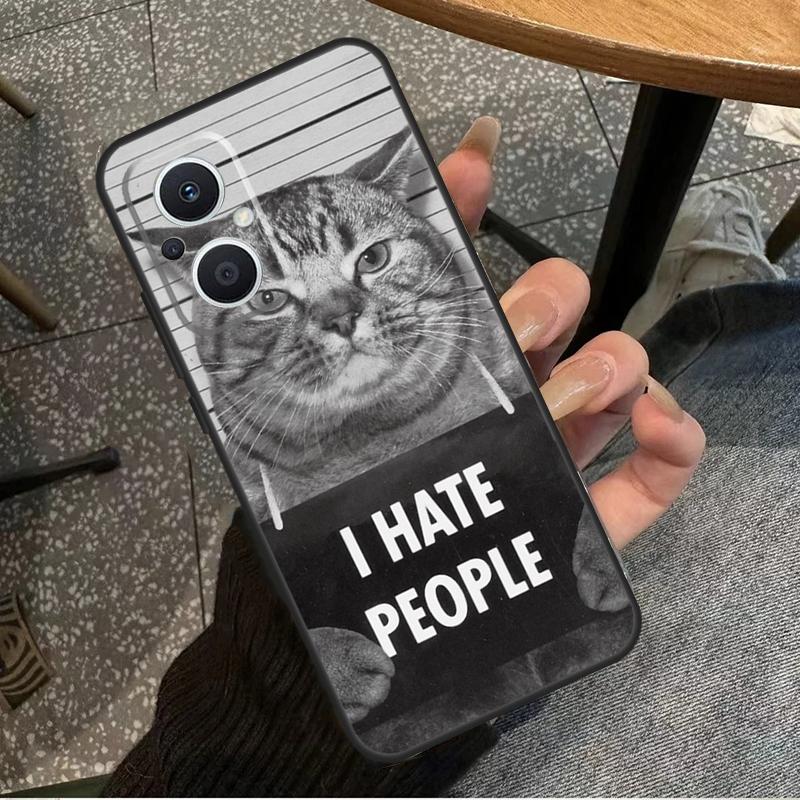 Funny Cat Art For OPPO Reno 7 8 Lite 8T 14F 13F 11F 12F 10 11 12 13 14 Pro OPPO Find X9 X8 X5 X6 Pro Case