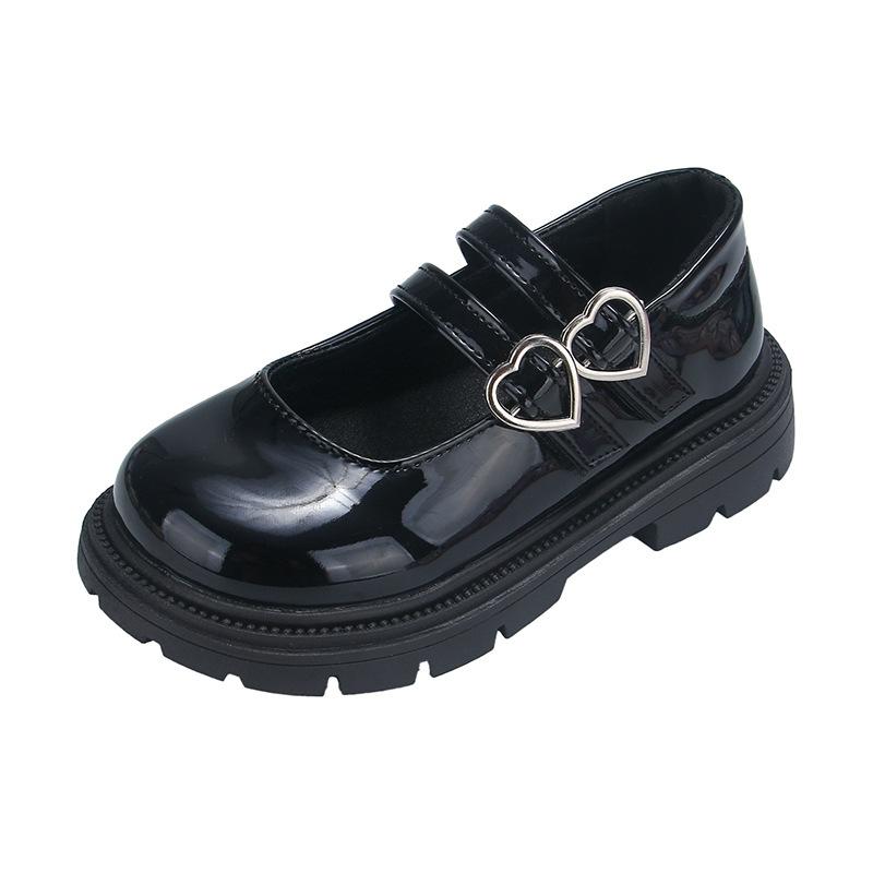 

Fashion Girls Shoe Winter New Girls Soft Soled Loafers Retro Flat Versatile Girl Board Shoe Girl Princess Performance Shoes 36