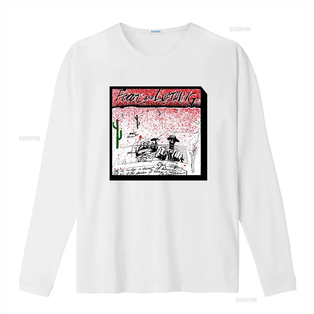 Retro 80s 90s Fear and Loathing Ralph Steadman Vintage Art T Shirt vintage Washed streetwear Top For Everyday Wear Comfortable
