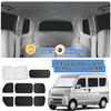 ZATOOTO Car Curtains for Suzuki Every (DA17V JOIN/PC/PA Limited/PA) - Windshield Sunshade, Light Blocking, Heat Insulation, UV Cut, No Suction Cups Re