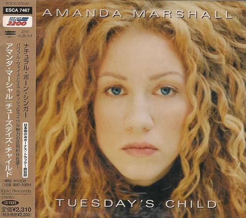 

CD AMANDA MARSHALL Tuesdays Child ESCA7467 Epic 1999 Japan ObiRock Used
