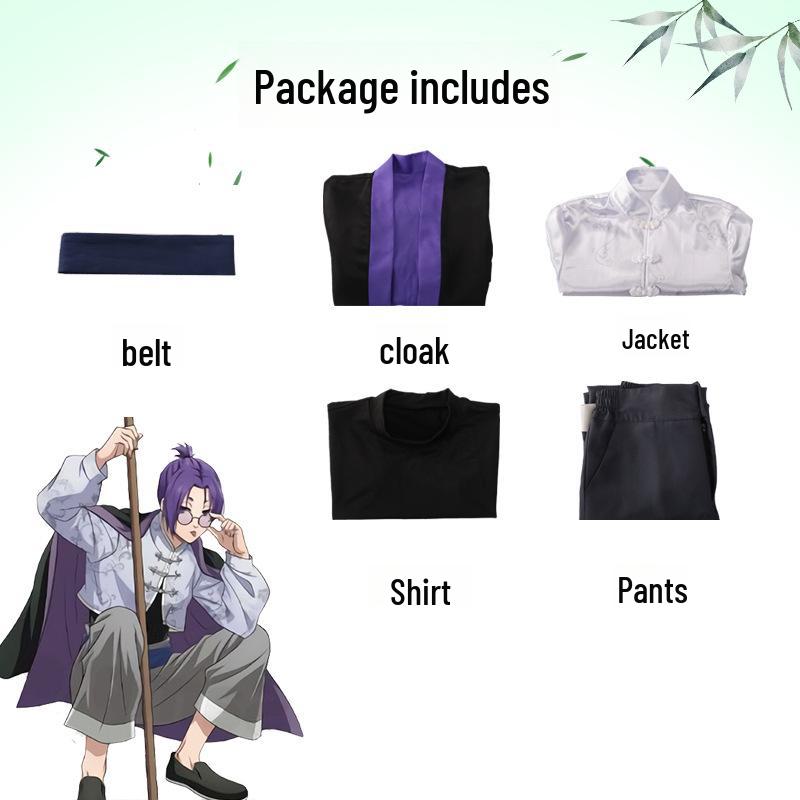 Blaues Kung-Fu-Gefängnis-Cosplay-Kostüm - Chinesischer Stil