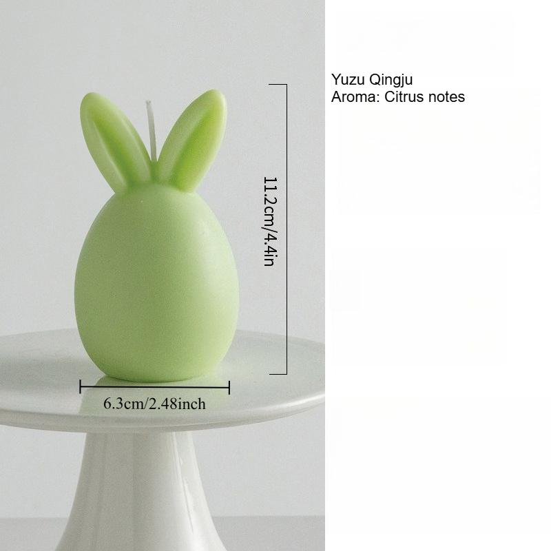 Easter Eggs Aromatherapy Candles Creative Holiday Decorations Gifts Rabbit Shaped Candles Home Decorations Candle Supplies