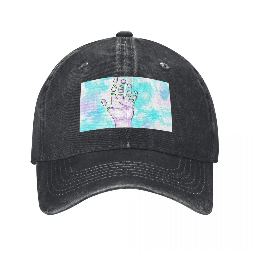 Reaching Baseball Cap Funny hats Anime Icon Sun Cap Womens Hats Unisexs
