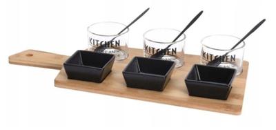 Tray Set for Tapas Appetizers 37 Cm 10 Pcs.