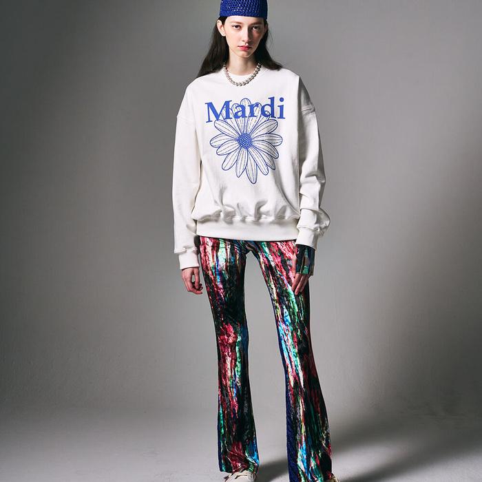 Kup [Mardi mercredi] Bluza Flowermardi_white Vividblue w