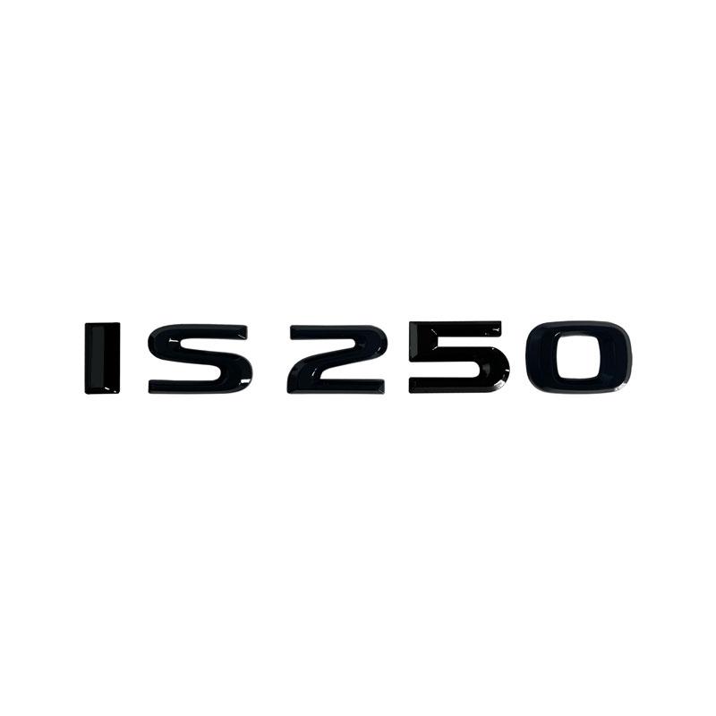 1Pcs Chrome Metal Black Silver IS200 IS300 IS250 IS350 ALTEZZA Logo Auto Body Rear Trunk Emblem Badge Sticker For Lexus