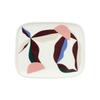 Plate Square 2022FALL 15cm X 12cm Berry White X Dark Wine 71851 153