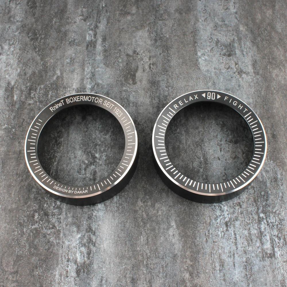 2 Pieces CNC Aluminum Motorcycle Speedometer