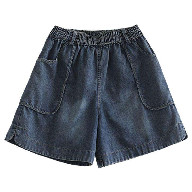 Lockere Denim-Shorts Sommer Hohe Taille Damen Stil Damenbekleidung Damen Short Hotpants Kleidung Damen Hanbok
