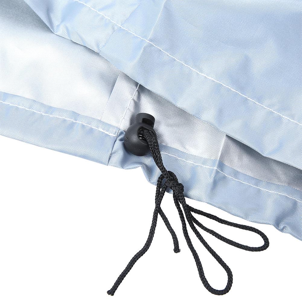 Oxford Kumaşı Çift Katmanlı Tavşan Kümesi Toz Geçirmez Örtü Kümes Hayvanı Kafesi için Aksesuar(gri )