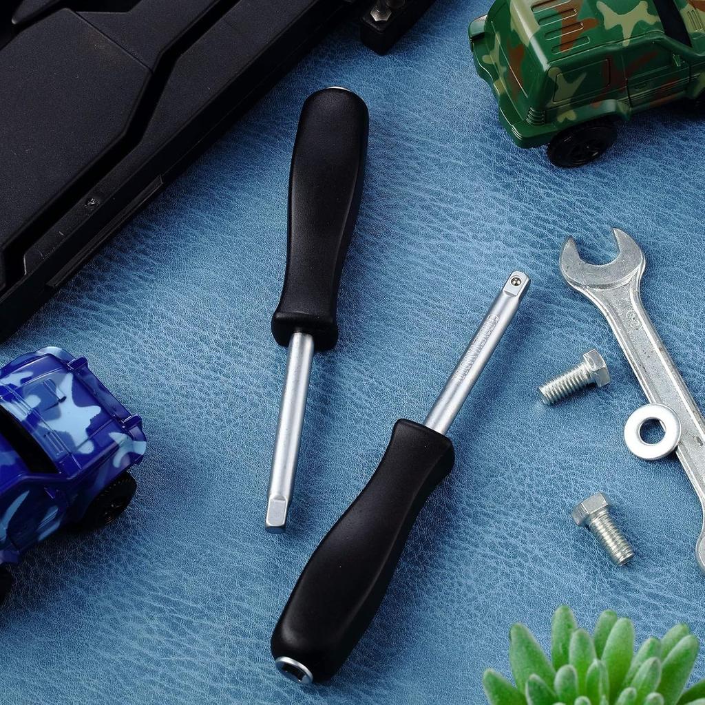 150 MM Spanner 1/4-Inch Female Square Drive Handle Socket Wrench for Small Flying Ratchet Wrenches Slide Rod AD Connectors