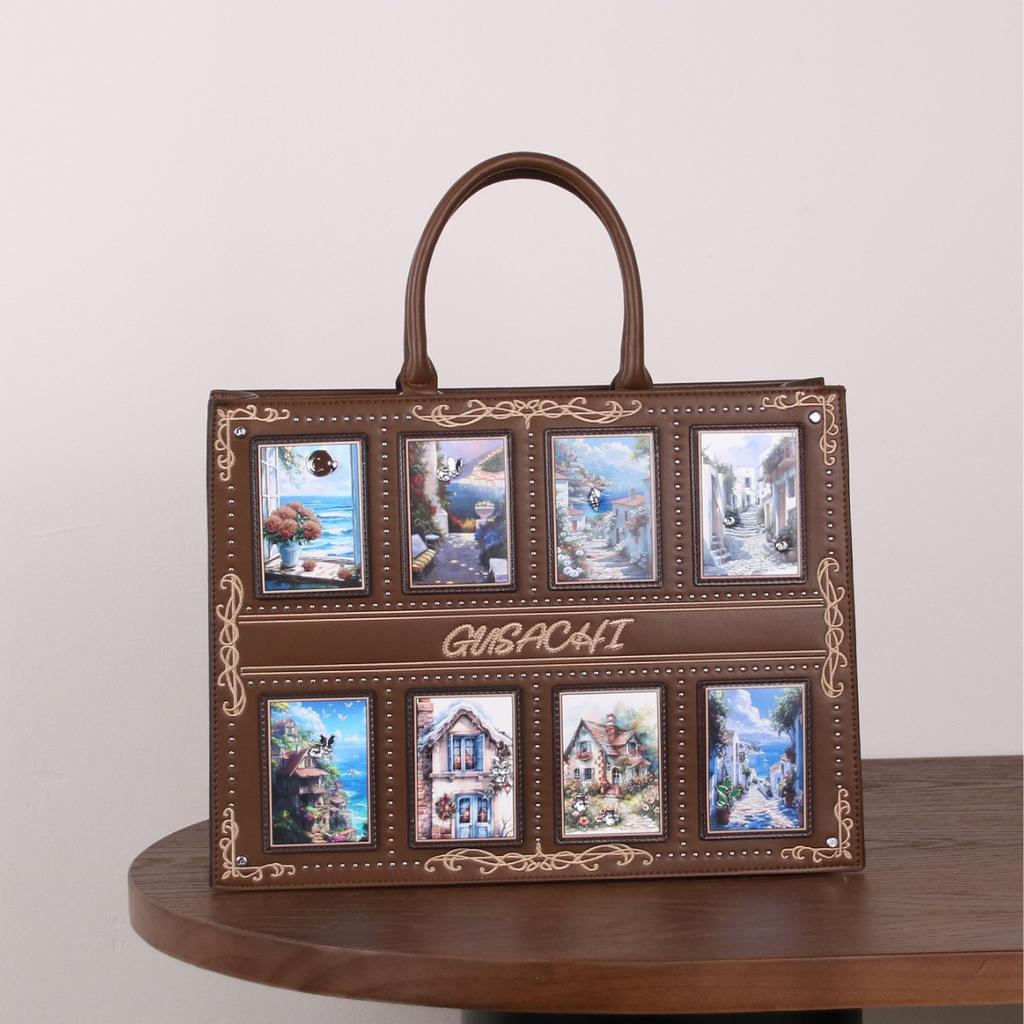 2026 Fashion New Light Luxury Large Capacity Commuter Tote Bag