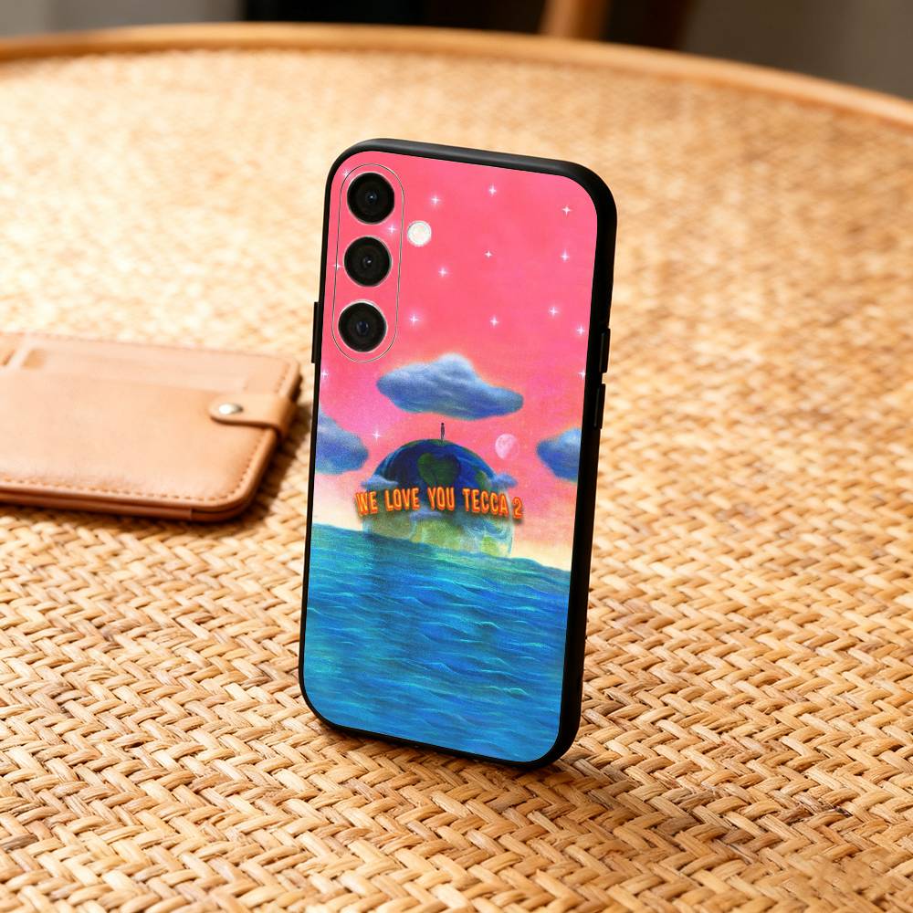 L-Lil T-Tecca Phone Case For Samsung A73,72,71,53,52,51,22,91,80, Soft Black Cover