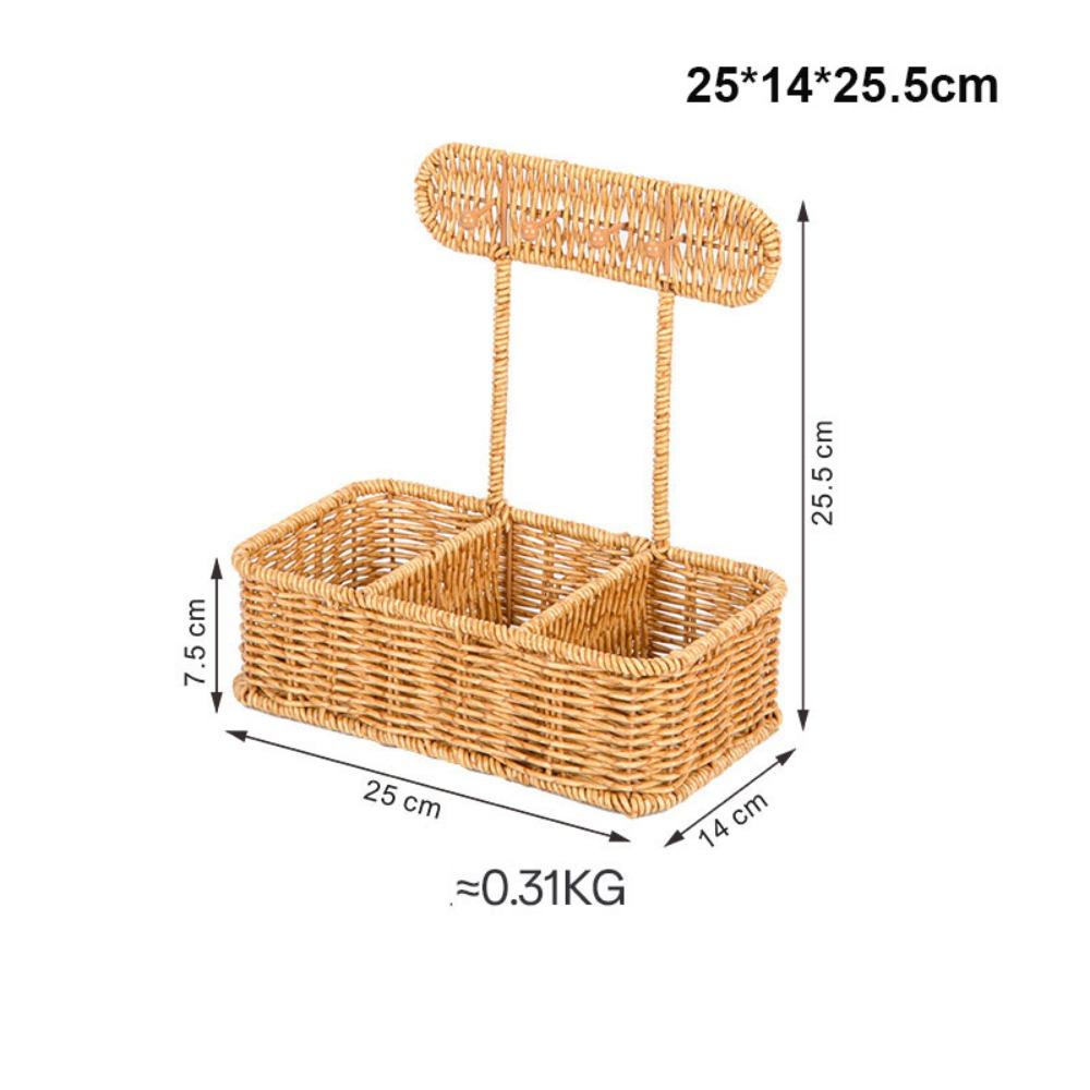 Khaki Key Necklace Jewelry Basket Wall Hanging Basket  Dormitory Balcony Decorative
