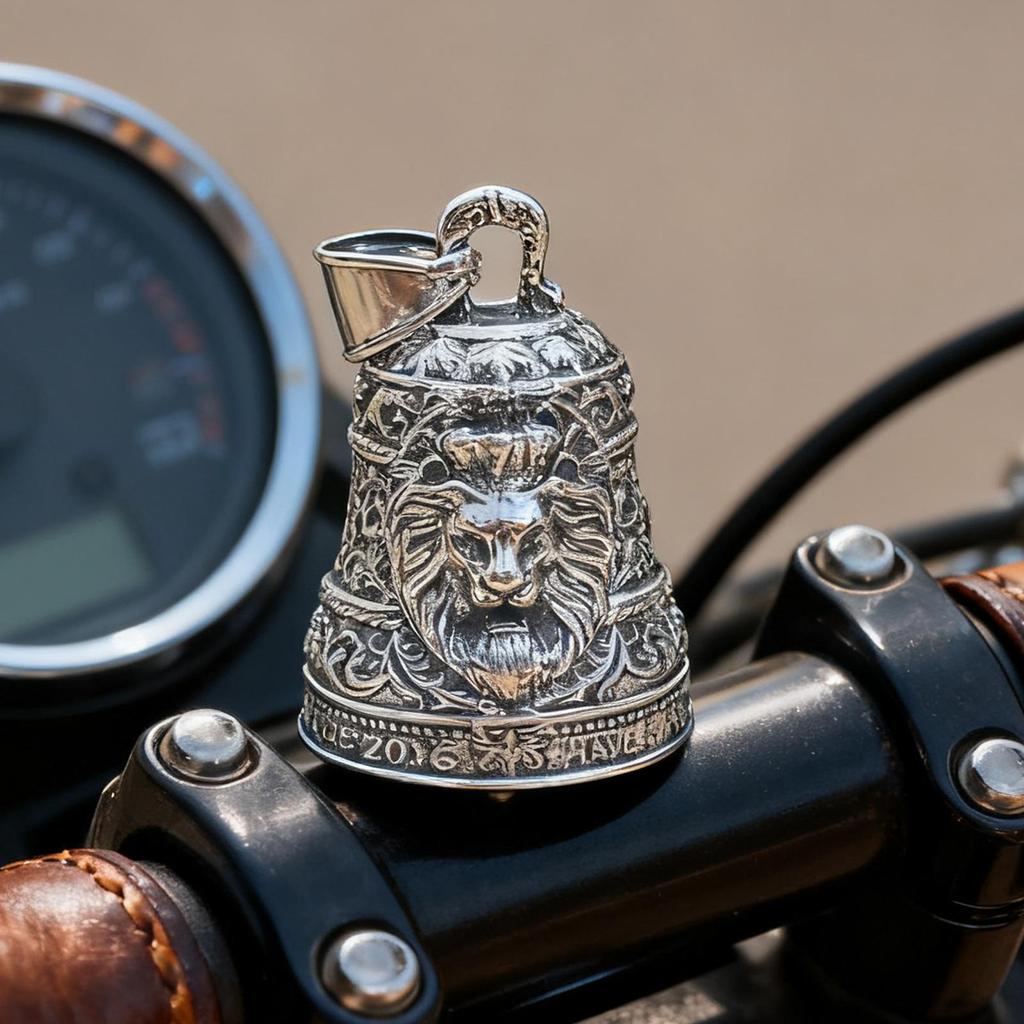 Motorcycle Bell Lion Motorcycle Bells Pendants Cycling Accessories For Riding Road Car Garden Trip Commuting Indoor