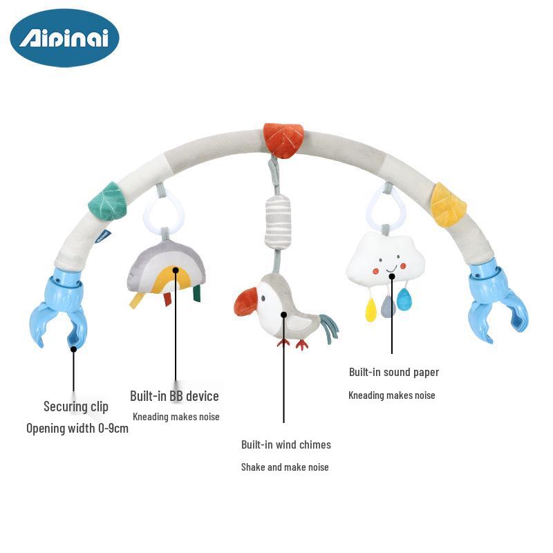 Aipinqi Nordic Baby Stroller Plush Hanging Toy, Crib & Car Clip Ornament