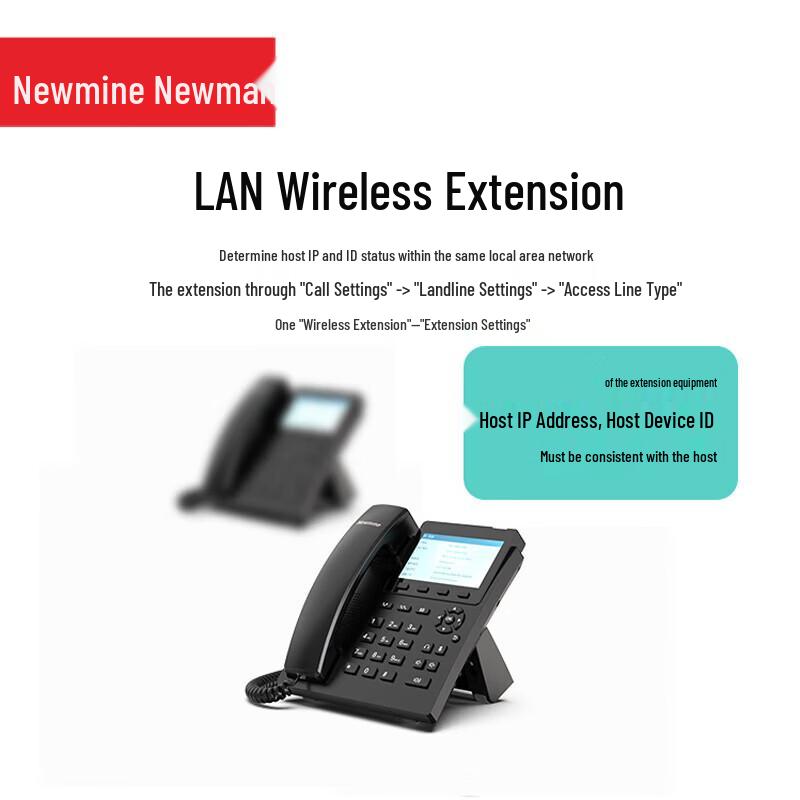 Newman D5588 Smart Dual-Mode IP Desk Phone (CN version)