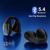 Bluetooth 5.4 Earphone Wireless Headphone Ear Clip Headset HiFi Stereo Noise Reduction Waterproof Earbud